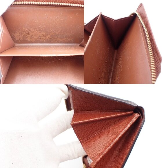 LOUIS VUITTON Porte Monnaie Billets Tresor Wallet Monogram Brown M61730 02EF437 - Picture 13 of 16
